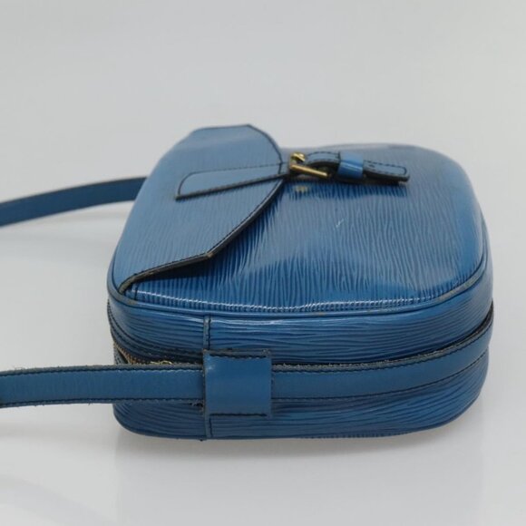 LOUIS VUITTON Epi June Feuille Shoulder Bag Blue M52155 LV Auth ti2813 - Picture 4 of 16